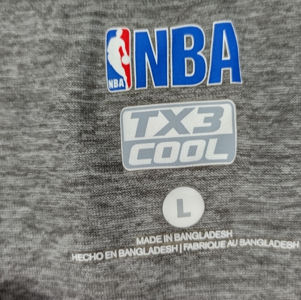 Cleveland Cavaliers Lrg Men Shirt NBA TX3 Cool Long Sleeve Gray Team Logo Shirt - Picture 8 of 12